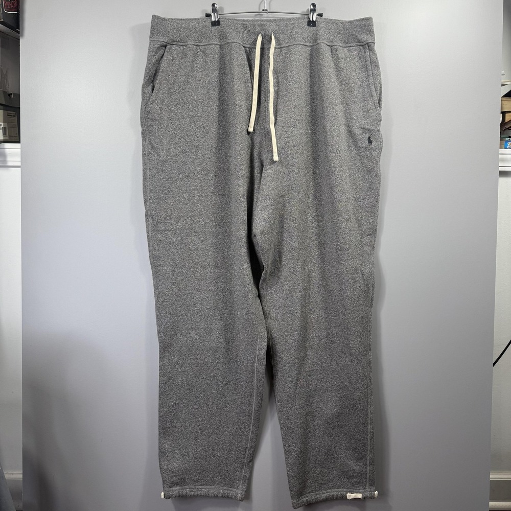 Polo Ralph Lauren Sweatpants Mens 3XLT Big Tall Gray Elastic Waist Pockets